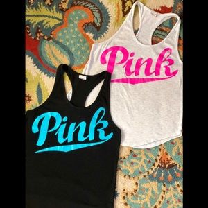 Victoria Secret PINK tank tops Sz large